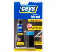 Dviejų komponentų klijai metalui CEYS METAL, 40 ml+40 g